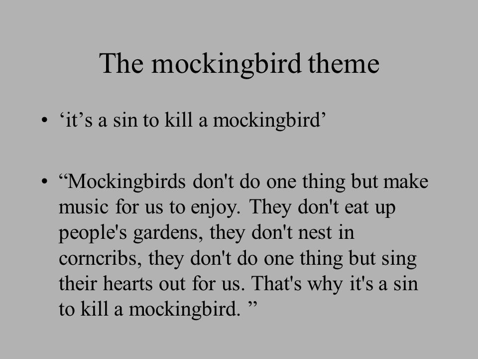 Essays for to kill a mockingbird themes in the great